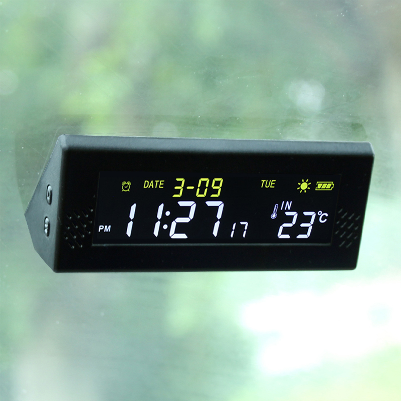 Smartwatch Watches Digital - Solar Windshield Car Digital Clock Driving