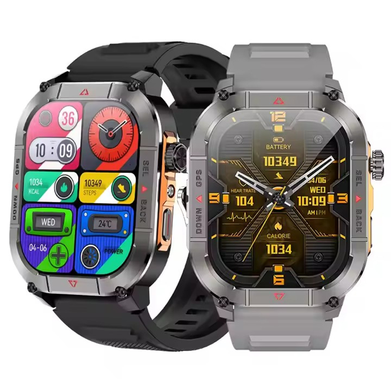 Smartwatch Watches Digital - New HK84 Men Smart Watch AMOLED