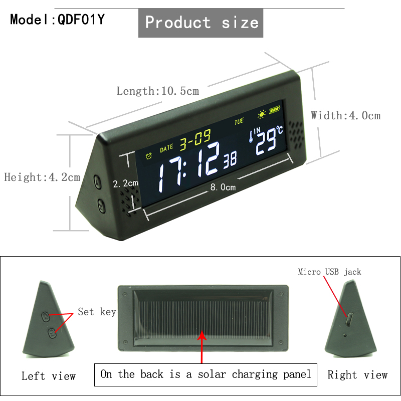 Solar Windshield Car Digital C - Smartwatch Watches Digital ulasan dan harga