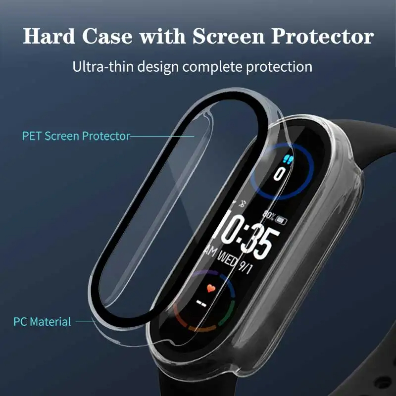 Tempered Glass+PC Case For Xia - Smartwatch Watches Girls ulasan dan harga