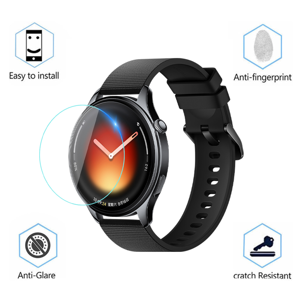 Tempered Glass for Xiaomi Watc - Smart Watch Screen Protector ulasan dan harga