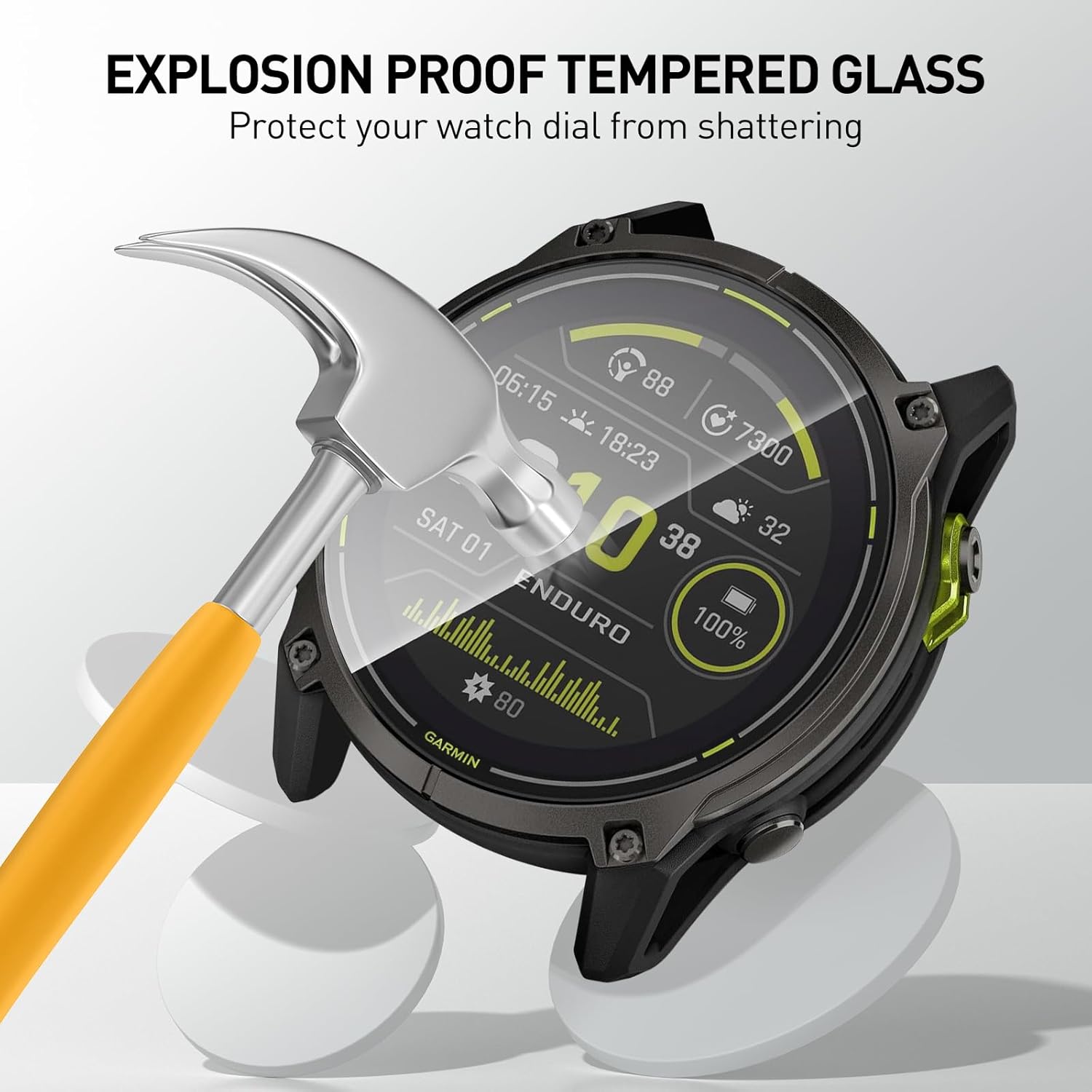 Tempered Glass Films For Garmi - Smart Watch Screen Protector ulasan dan harga