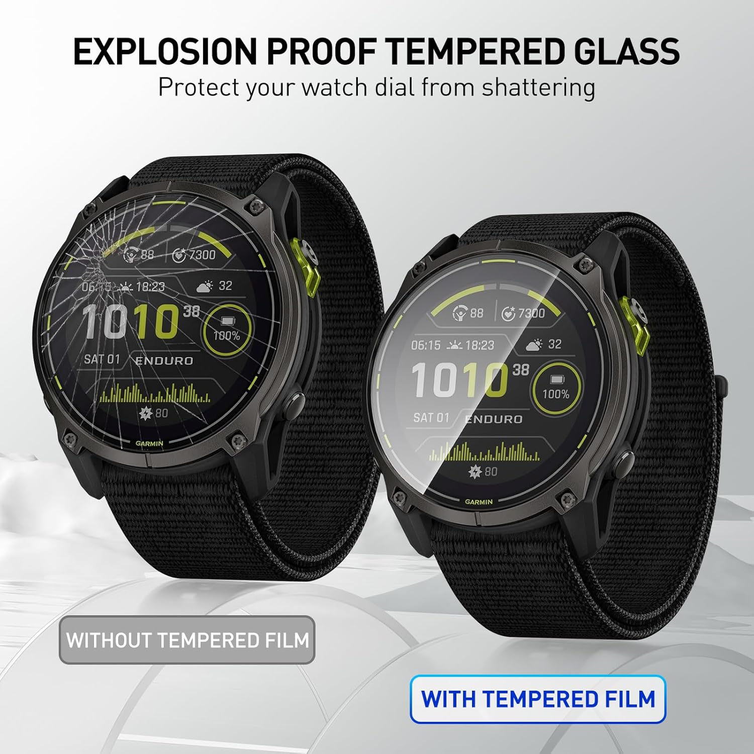 Tempered Glass Films For Garmi - Smart Watch Screen Protector ulasan dan harga