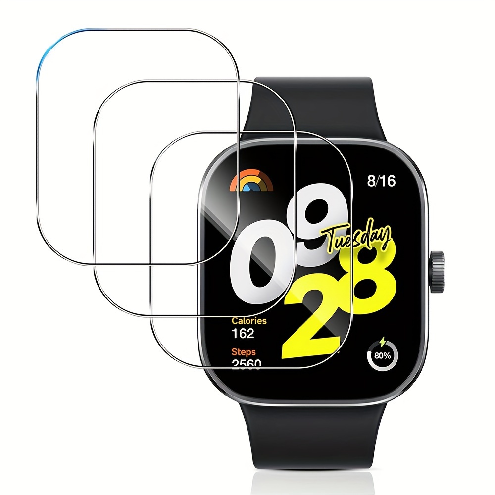3-5Pcs Premium Tempered Glass  - Smart Watch Screen Protector ulasan dan harga
