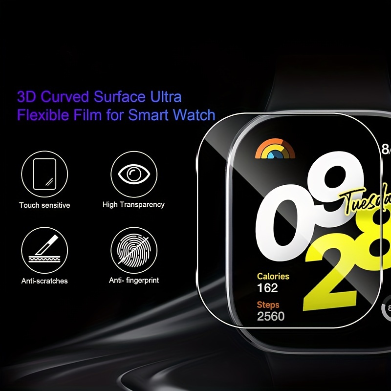 3-5Pcs Premium Tempered Glass  - Smart Watch Screen Protector ulasan dan harga