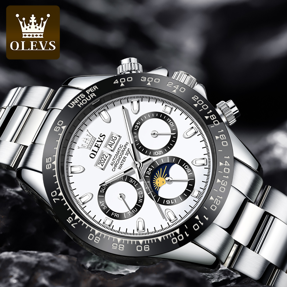 OLEVS 6654 Luxury Mens Watch C - Watches Omega ulasan dan harga