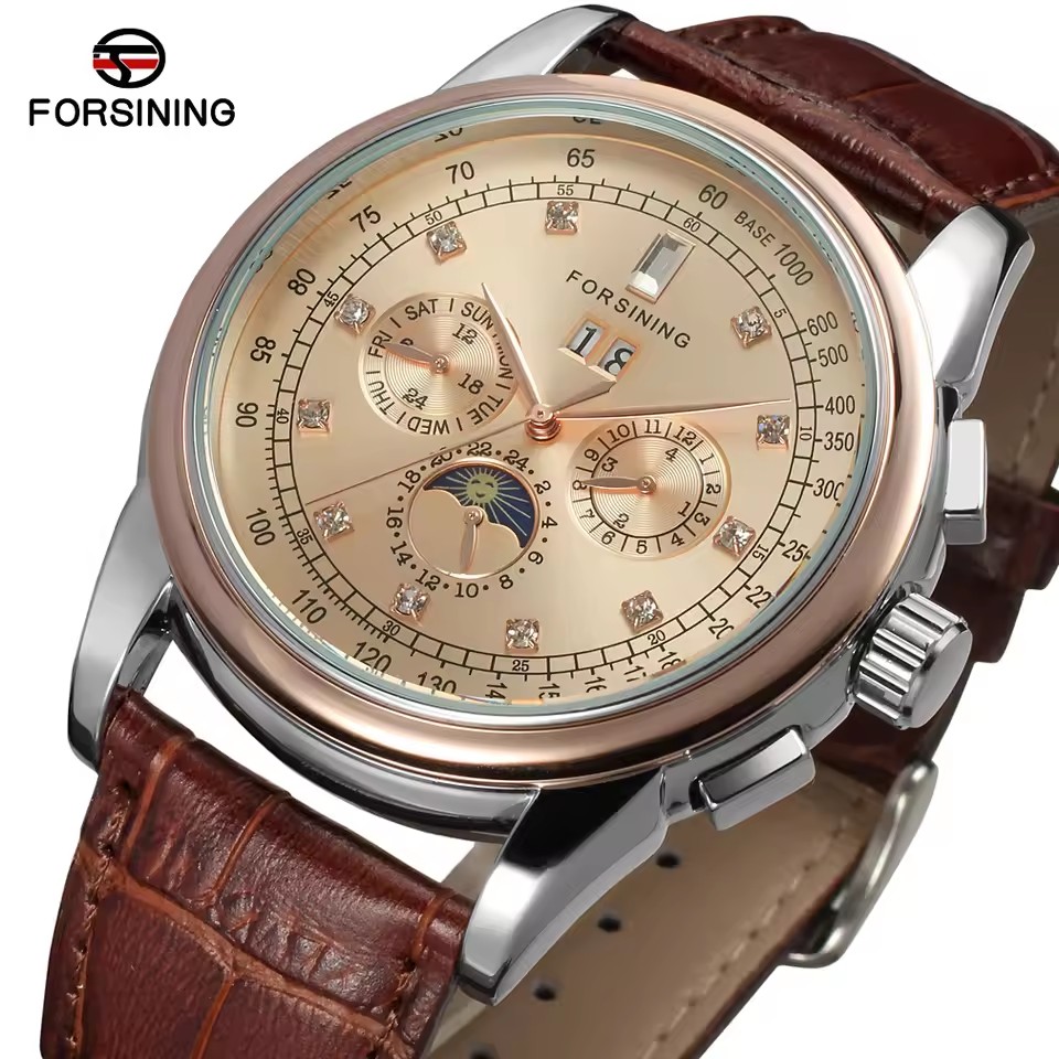 FORSINING Replica Multifunctio - Patek Philippe Watch Aquanaut ulasan dan harga