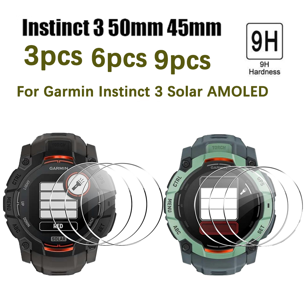 3/6/9pcs For Garmin Instinct 3 - Smart Watch Screen Protector ulasan dan harga