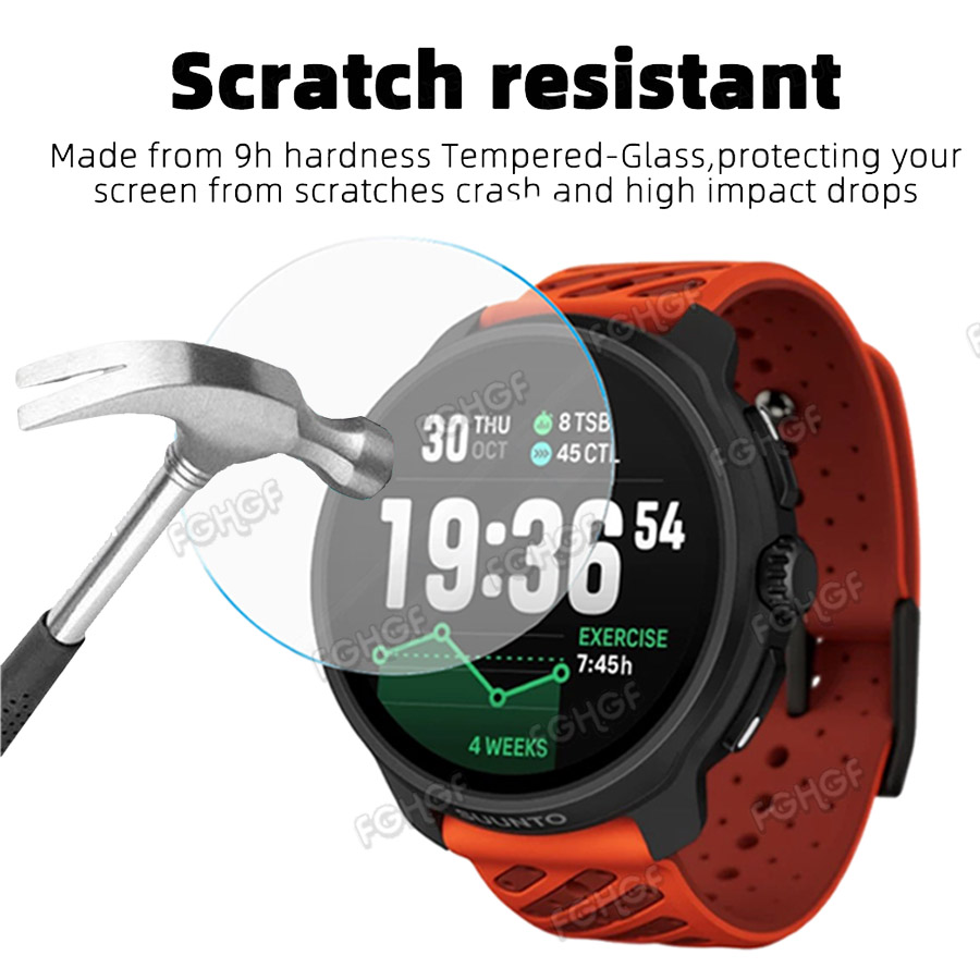 Tempered Glass Protective Film - Smart Watch Screen Protector ulasan dan harga