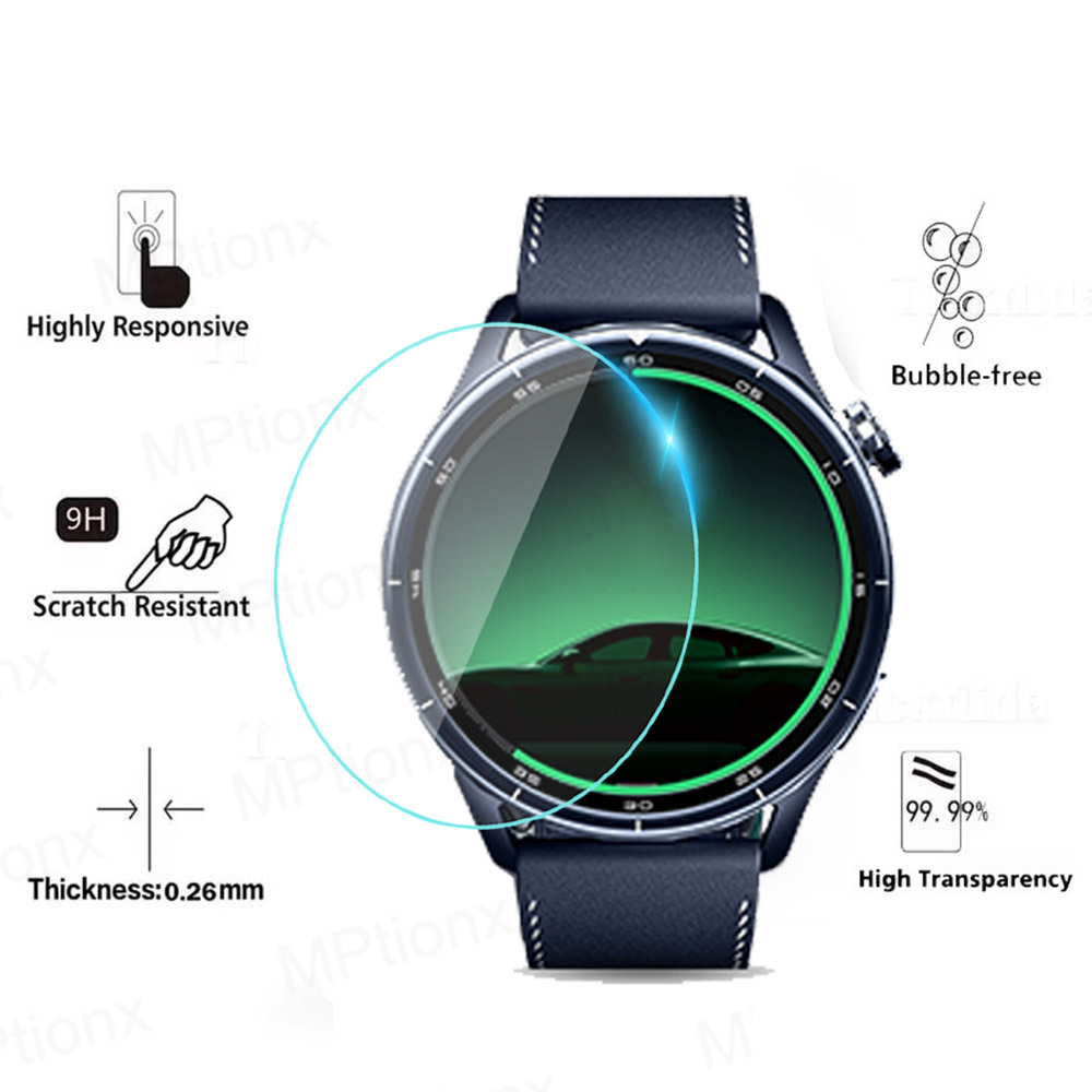 Tempered Glass for Xiaomi Watc - Smart Watch Screen Protector ulasan dan harga