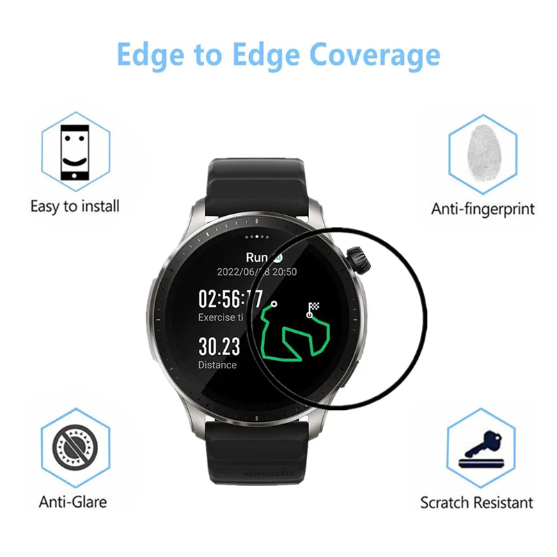 For Amazfit GTR 4 Screen Prote - Smart Watch Screen Protector ulasan dan harga