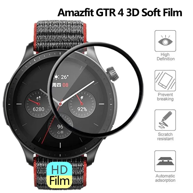 For Amazfit GTR 4 Screen Prote - Smart Watch Screen Protector ulasan dan harga
