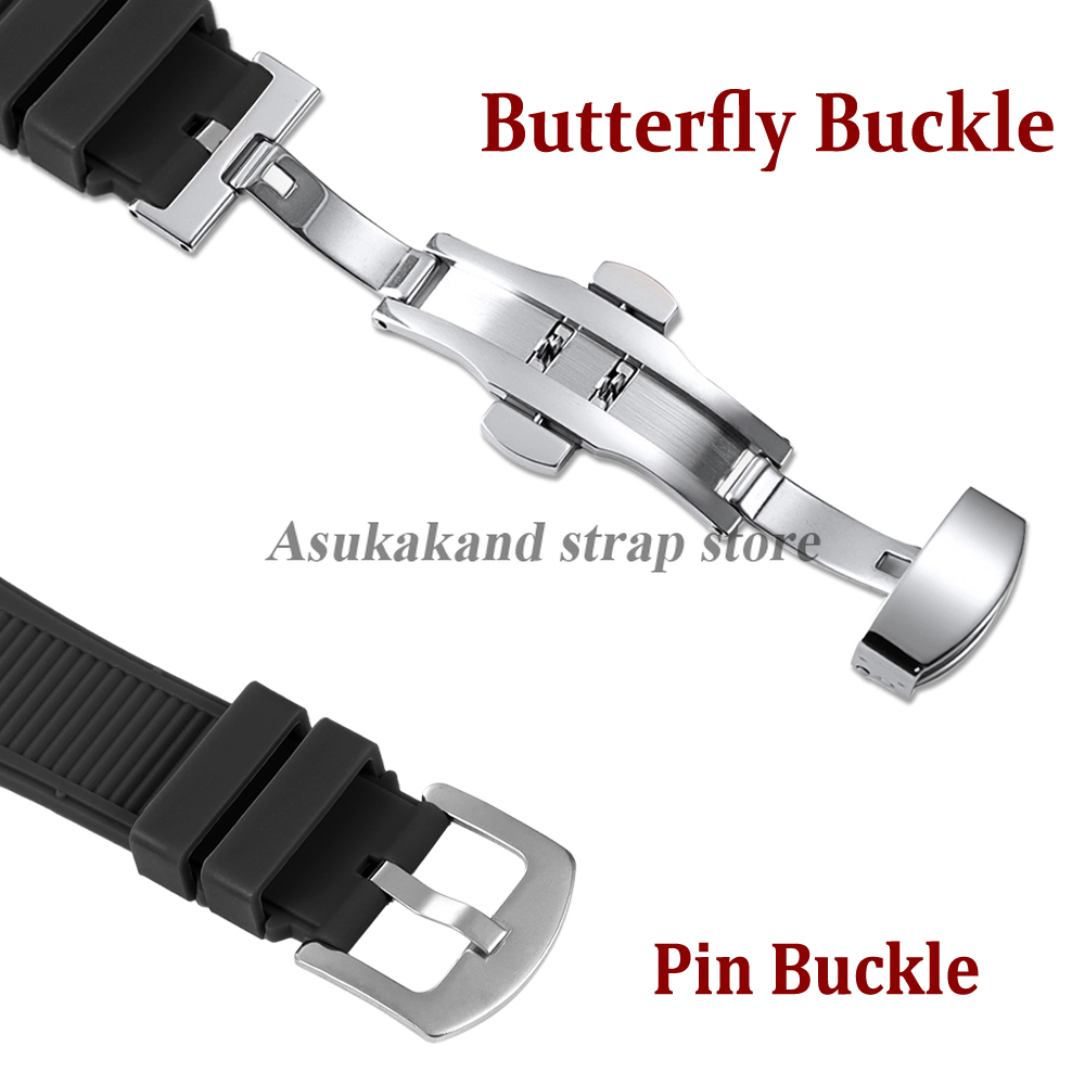 Silicone Watch Strap 25*13mm F - Patek Philippe Watch Aquanaut ulasan dan harga