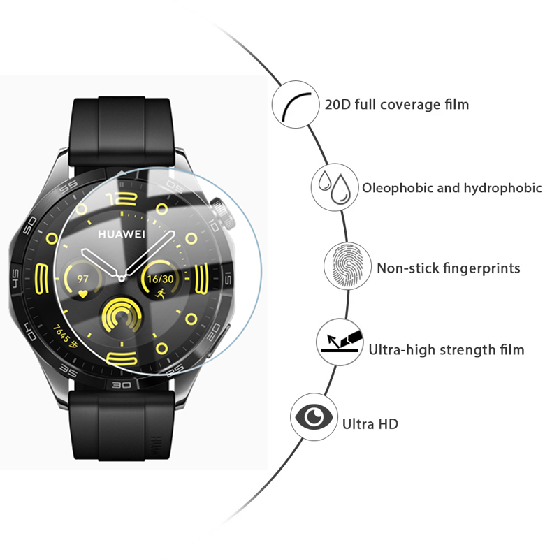 HD Tempered Glass Film For Hua - Smart Watch Screen Protector ulasan dan harga