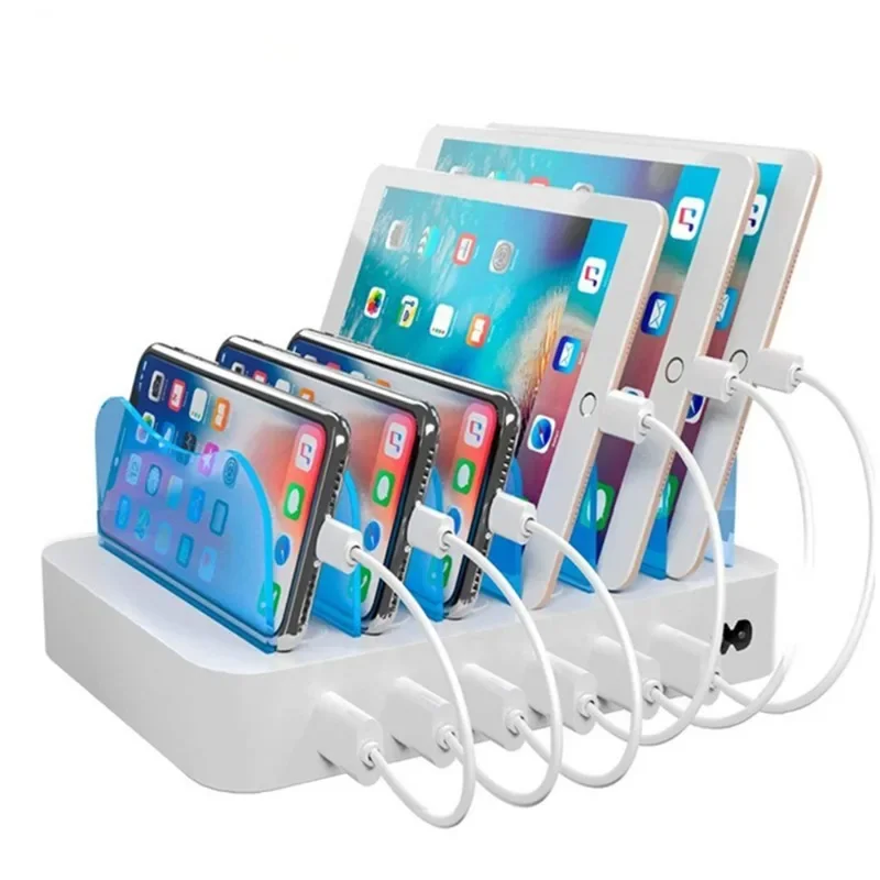 6USB desktop phone holder, sma - Smartwatch Watches Smart ulasan dan harga