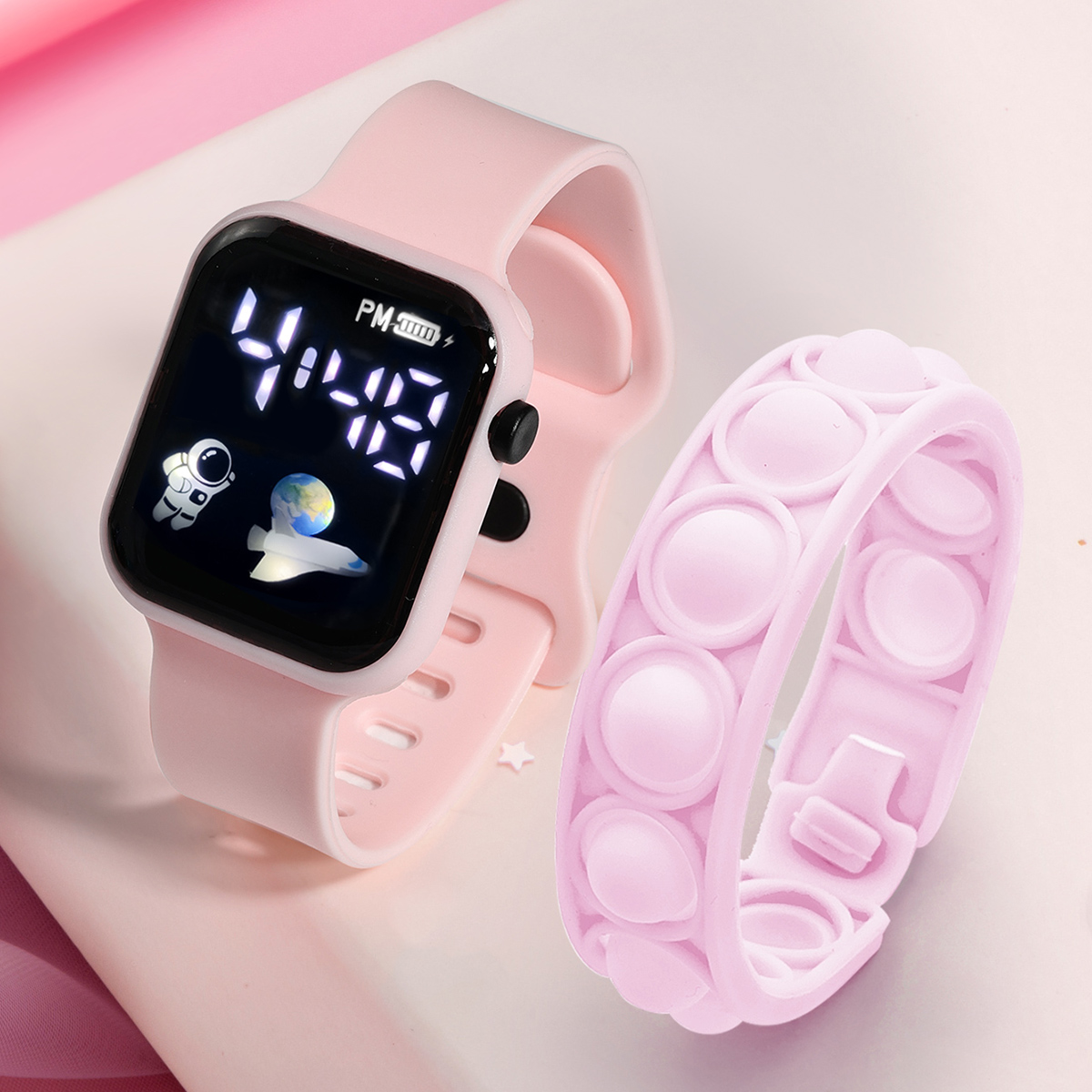 2PCS Children's Smart Watch Br - Smartwatch Watches Digital ulasan dan harga